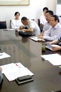 球盟会召开领导班子和处级干部考核大会